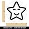 Star Happy Face Emoticon Self-Inking Rubber Stamp for Stamping Crafting Planners